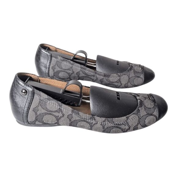 COACH Chelsea Canvas Ballet Flat Size 7.5B - Picture 3 of 7